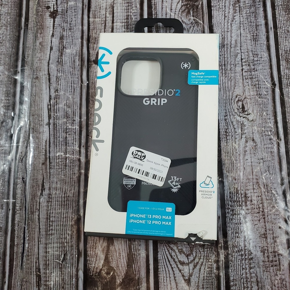 Speck Presidio2 Grip Mag Safe Case Black for Apple iPhone 12 /13 Pro Max